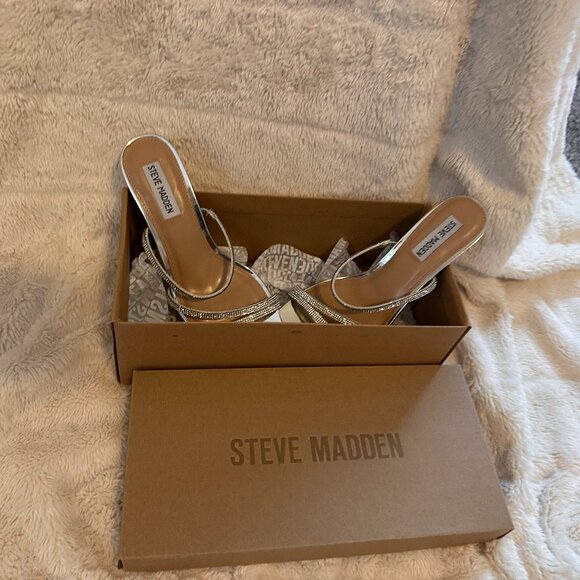 Steve Madden Sparkly Strappy Heel - Picture 2 of 3